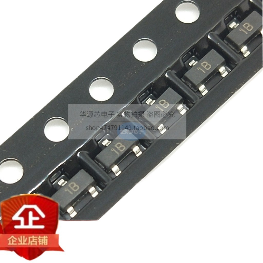 10 ชิ้น/ล็อต BC846B ยี่ห้อใหม่ผ้าไหมแท้การพิมพ์ 1B SOT-23 ของแท้ Patch Triode BC846