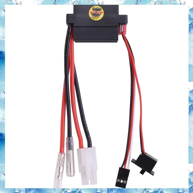 Rc ESC 320A 6-12V คอนโทรลเลอร์ ESC แปรงพร้อม 2A BEC สําหรับ RC เรือ U6L5