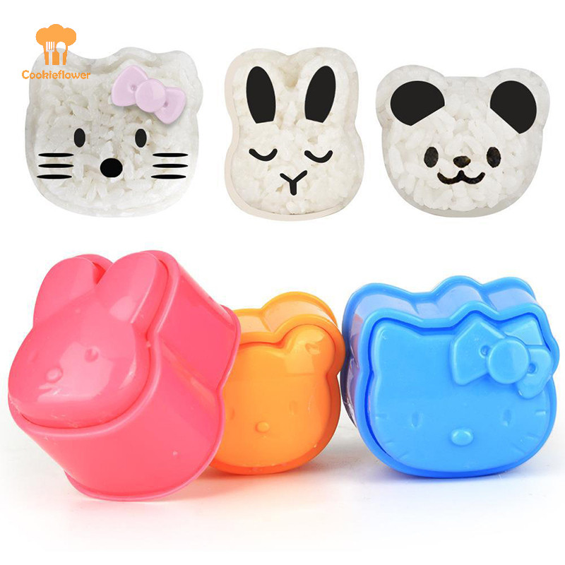 Ckfr 3 ชิ้น/เซ็ตข้าวปั้น Mould ซูชิม้วน Maker เครื่องมือห้องครัว Bento กล่องอุปกรณ์เสริมใหม่