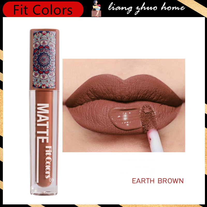 6 สี Matte Liquid Lip Tint Quick Dry Waterproof Liquid Matte ลิปสติก Long LastingLipstick แฟชั่นแต่งหน้า L1181