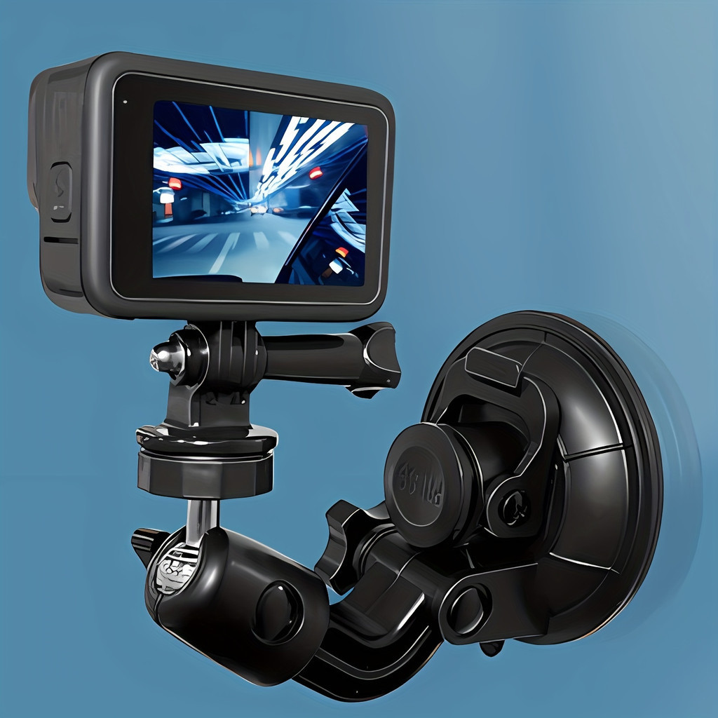 Action กล้องดูดถ้วย Mount กระจกกล้องขาตั้งกล้องอะแดปเตอร์สกรูใช้งานร่วมกับ Gopro Hero 11 10 9 8 7 6/