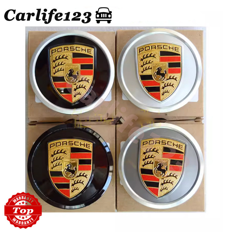 ใหม่ 2021-2024 Porsche Taycan Panamera Cayenne 911 ขอบล้อรถ Hub Cap โลโก้ยางฝาครอบศูนย์