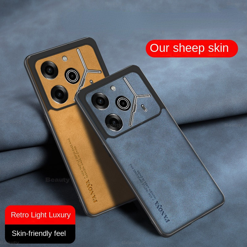 Tecno Pova 6 Pro 5Gซิลิโคนนุ่มสําหรับTecno Pova 6 Neo 4GปลอกPUหนังโทรศัพท์กรณีกันกระแทกTPUกันชนป้องก