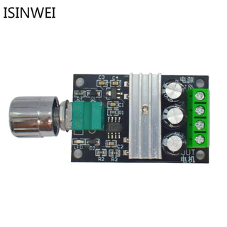 โมดูลควบคุมความเร็วมอเตอร์ DC 1.8V-35V 2A 3A 5A 10A 30W 80W 90W PWM แรงดันไฟฟ้าต่ํา ปรับได้