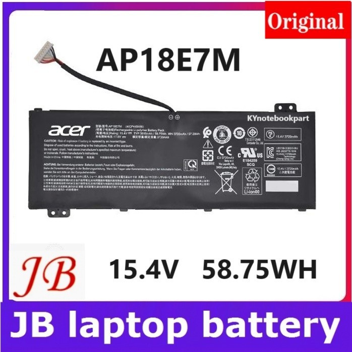 ✿BATTERY ORIGINAL ACER แบตเตอรี่ ของแท้ ACER Nitro 5 AN515-43, AN515-44, AN515-54  Helios 300 PH315-52 PH317-53 AP18E7M