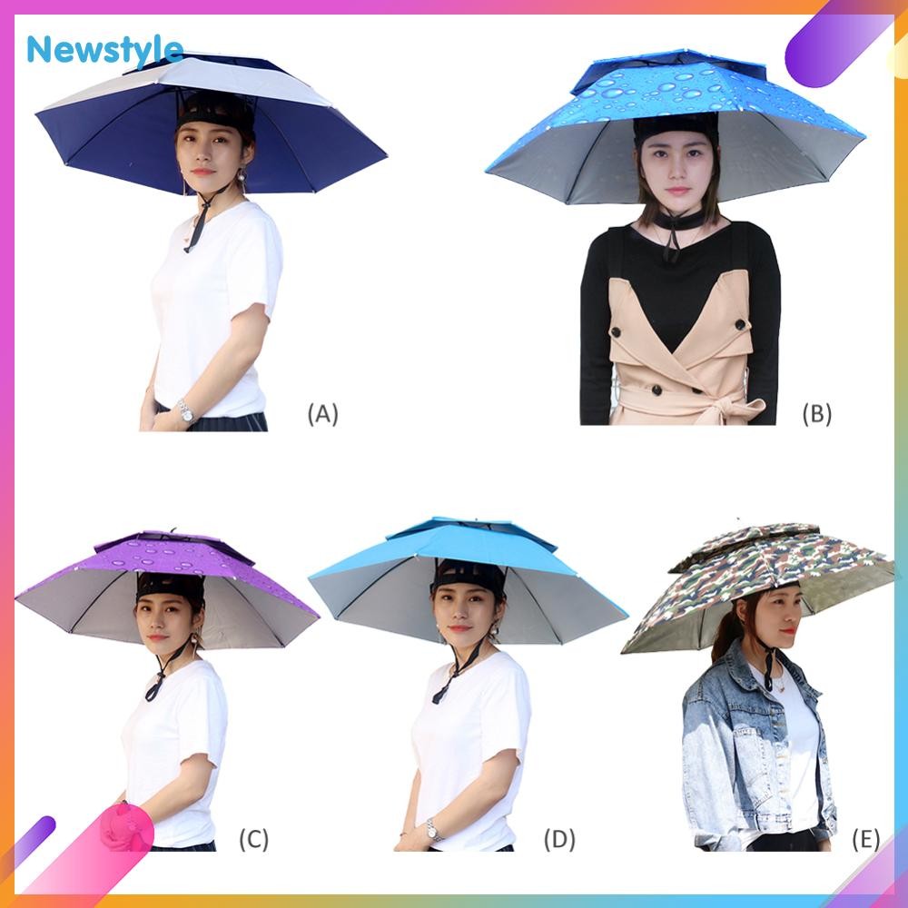 สไตล์ใหม่ Fr พับป้องกันรังสียูวีครีมกันแดดร่มหมวก Breathable ตกปลา Parasol หมวก