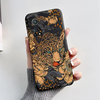 สําหรับ Xiaomi Mi 10T Pro 5G เคสซิลิโคน Soft Matte น่ารักการ์ตูนดอกไม้รูปแบบกล้วยฝาครอบป้องกันสําหรับ Xiaomi Mi10T 10TPro ปลอก