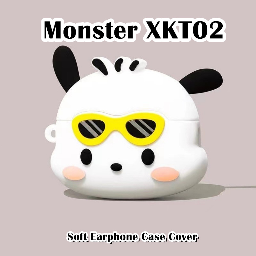 Future starFor Monster XKT02 Case Casing Soft Silicone Couple Cute Cartoon Headphone Case Cover NO.2
