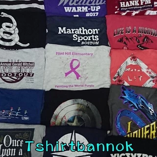 เสื้อยืด เสื้อยืดมือสอง เสื้อยืดแขนสั้น ไม่มีตำหนิ ตัวละ 5-15 บาท เลือกขนาดได้ S ถึง 3XL
