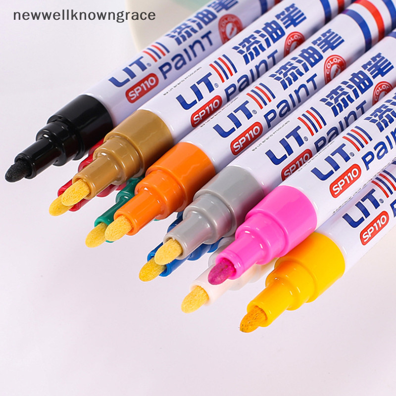 Nwth สีสันถาวรสี Marker กันน้ําเครื่องหมายยาง Tread ยางผ้าสี Marker ปากกา Graffiti Touch Up ปากกาสี GR