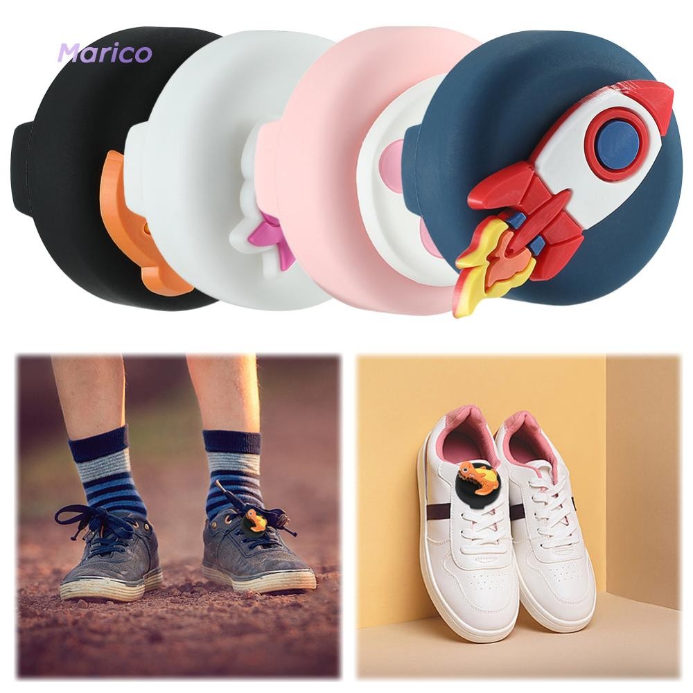 เคสป้องกันกันน้ําสําหรับ Apple AirTag ซิลิโคน Tracker Protector GPS Tracker Holder สําหรับรองเท้าเด็ก Shoestring [Marico.th]