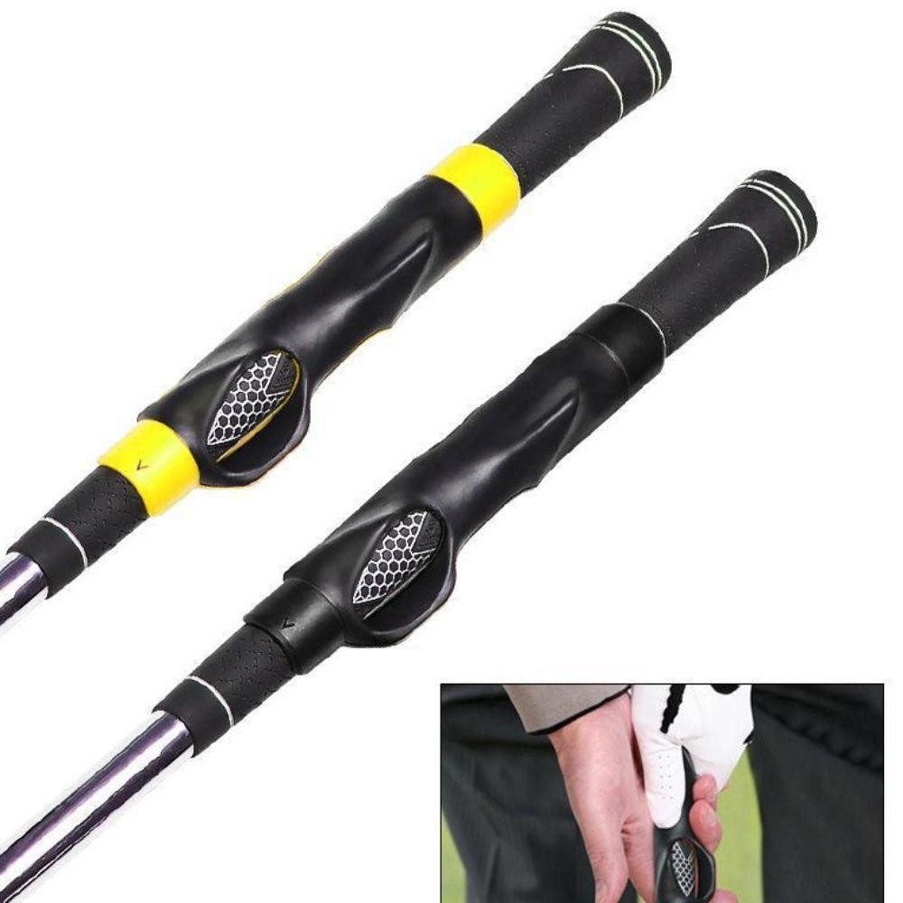 Aerogem Golf Correction Grip, ABS Anti-slip Golf Training Grip, Golf Swing Trainer เสริมเครื่องมือการฝึกอบรม Aid สบาย Golf Grip Corrector เริ่มต้น