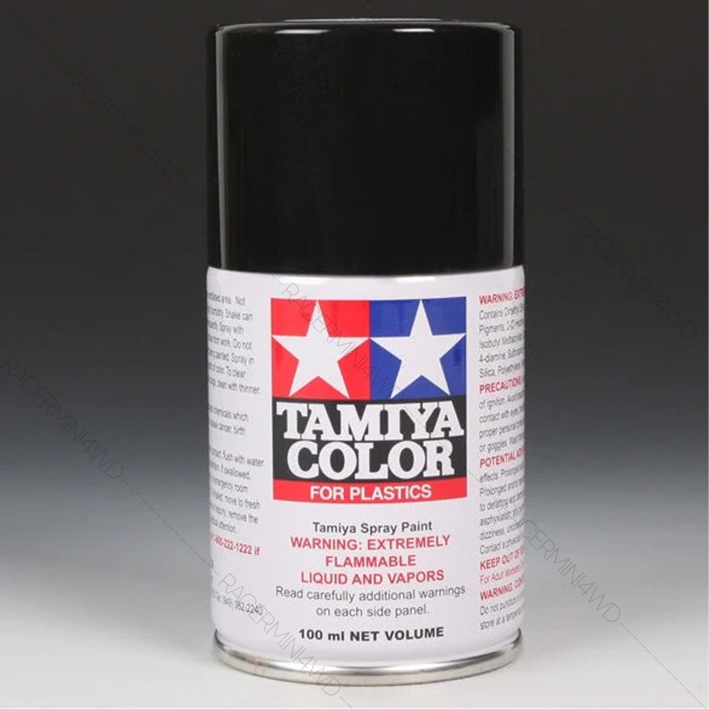 TAMIYA 85040 Lacquer Spray TS-40 Metallic Black (100ml) สีแลคเกอร์ทามิย่าแท้