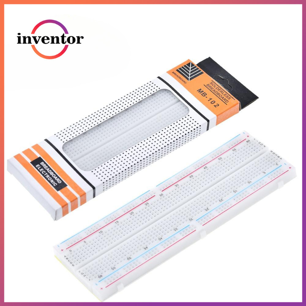 แผ่นเชื่อมต่อทดลอง breadboard 830 หลุม บอร์ด PCB MB-102 MB102 พัฒนาการทดสอบ DIY ชุด