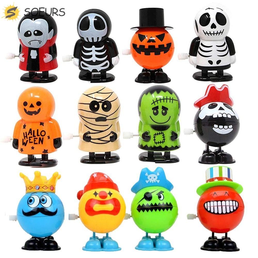 Soeurs ของเล่นไขลาน, Ghost Halloween Series Halloween Clockwork ของเล่น, DIY Pirate Head Witch Fairy Spirit Prank ของเล่นเด็ก