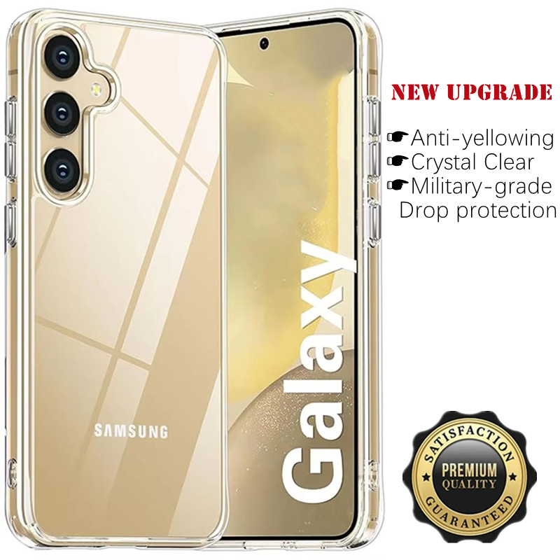สําหรับ Samsung Galaxy A54 5G 6.4 นิ้ว SM-A546V A546U A546B A546E A5460 Slim Crystal Clear Soft ซิลิโคนป้องกัน Jelly Case Anti-yellowing กันกระแทกฝาครอบโปร่งใส