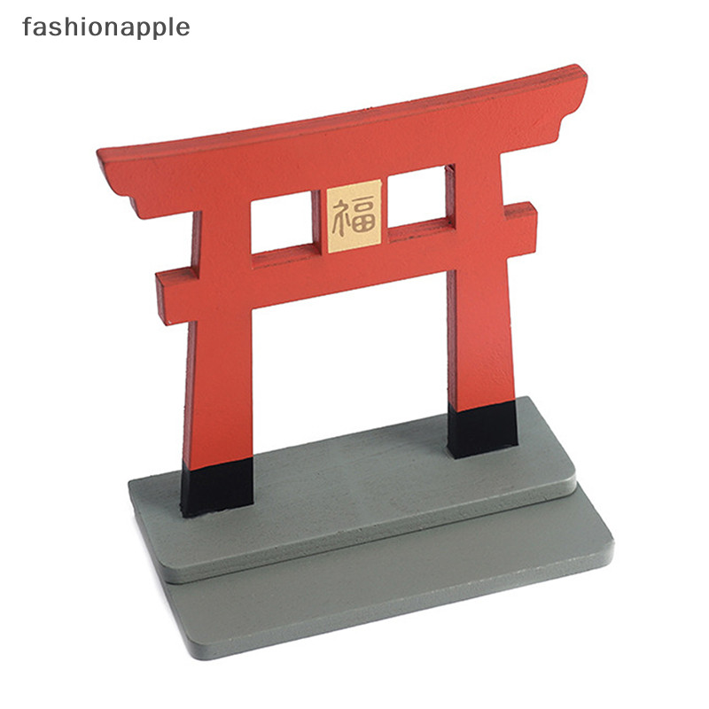 [fashionapple] โมเดลอาคาร 1 ชิ้น ประตู Shinto Torii ญี่ปุ่นศาลเจ้าขนาดเล็กศาลบ้านเดสก์ท็อปตกแต่งสต็อกใหม่