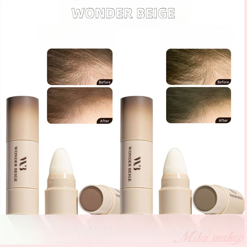 WONDER BEIGE แป้งแฮร์ไลน์ ไม่เลอะง่าย กันน้ำและกันเหงื่อ มาพร้อมปลายฟองน้ำ