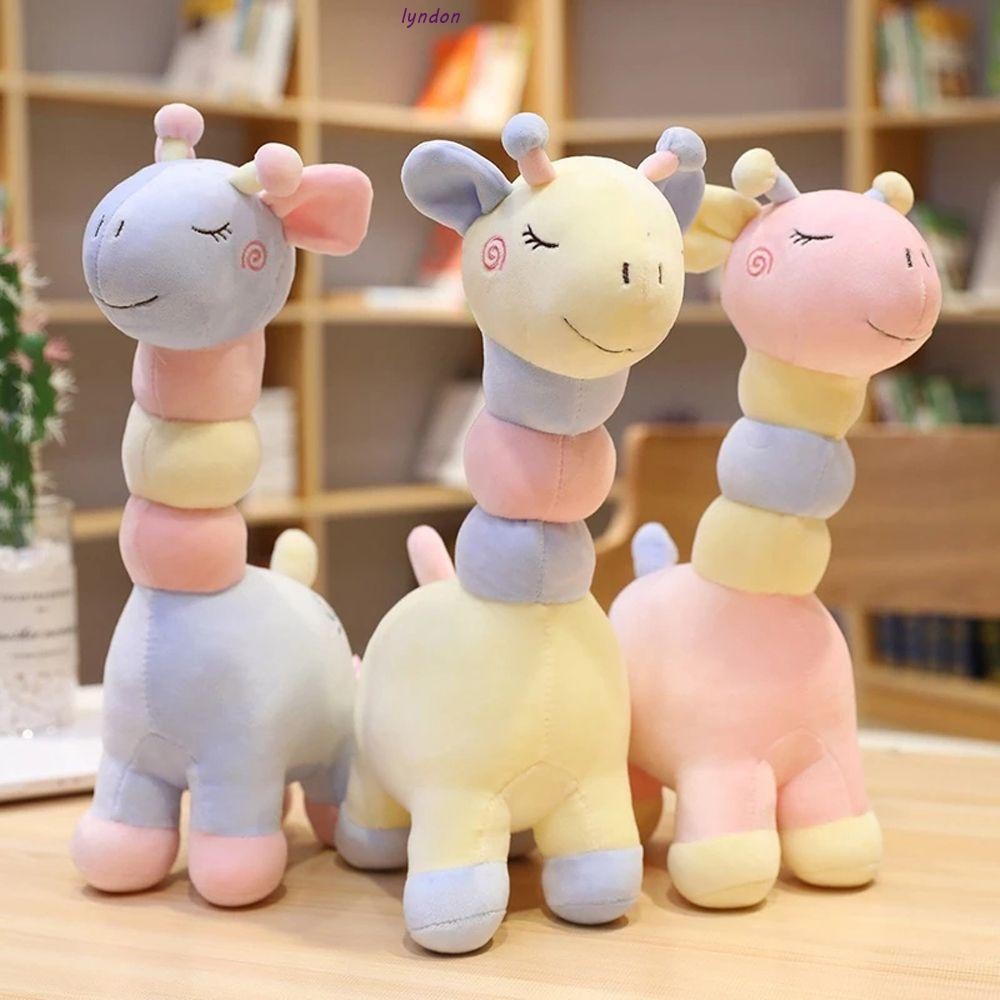 Lyndon ยีราฟ Plush ของเล่นเด็กตุ๊กตาสัตว์ของเล่นตุ๊กตาสัตว์ Plushie ตุ๊กตาสัตว์ตุ๊กตาการ์ตูนยีราฟตุ๊กตาของเล่น