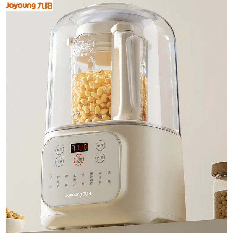 Joyoung Soy Milk Maker 1.2L สามารถสร้างนัดหมายเครื่องปั่นความร้อนอัตโนมัตินมถั่วเหลือง Maker One-Click ทําความสะอาด Wall Breaker ครัวเรือนมัลติฟังก์ชั่แสงเสียงเสริมทําอาหาร Maker L12-P199