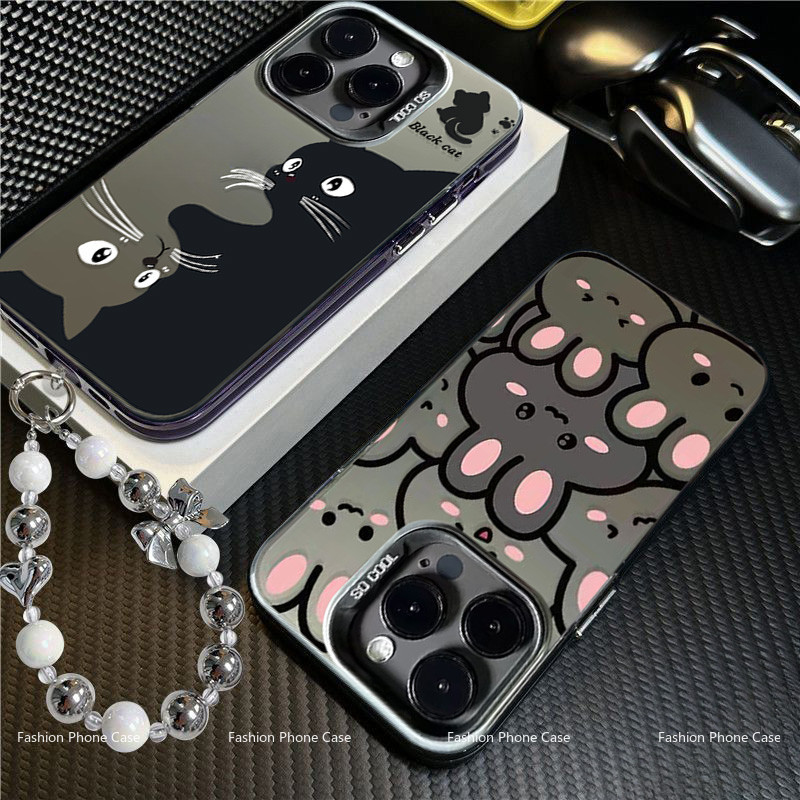 เข้ากันได้กับ ไอโฟน 16 Pro Max ไอโฟน 15 Pro Max ไอโฟน 13 ไอโฟน 11 เคสโทรศัพท์นุ่มน่ารัก HXMSCY876&77
