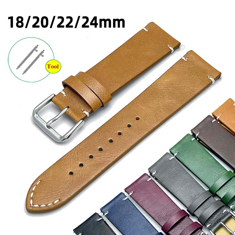 18มิลลิเมตร20มิลลิเมตร22มิลลิเมตร24มิลลิเมตรนุ่มบางหนังแท้สายนาฬิกาหนังวัวด่วนที่วางจําหน่ายนาฬิกาวงสร้อยข้อมือ12มิลลิเมตร14มิลลิเมตร16มิลลิเมตร18มิลลิเมตรสายนาฬิกาข้อมือผู้ชายผู้หญิงสร้อยข้อ