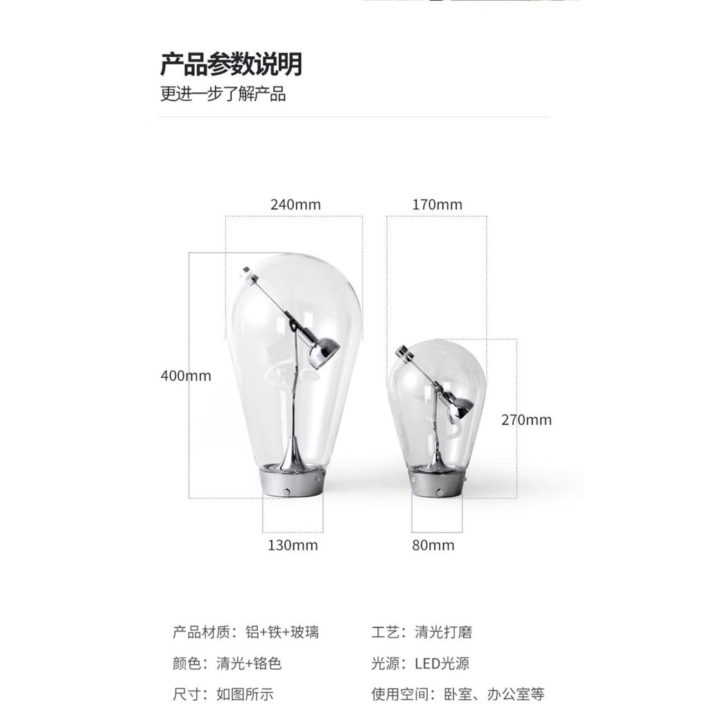 โคมไฟตั้งโต๊ะขนาดเล็กสไตล์อเมริกันย้อนยุค INS สไตล์อุตสาหกรรมสร้างสรรค์บุคลิกภาพโต๊ะทำงานสัมผัสลดแสงบรรยากาศไฟกลางคืน - รูปที่ 4