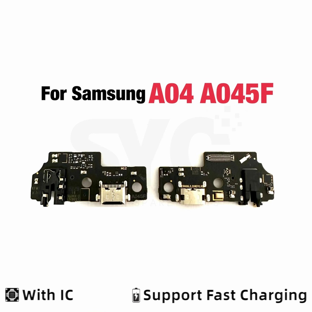 Usb ชาร์จพอร์ต Dock Board Connector เมนบอร์ดหลัก Flex สําหรับ Samsung A04 A045F A04S A047 A047F