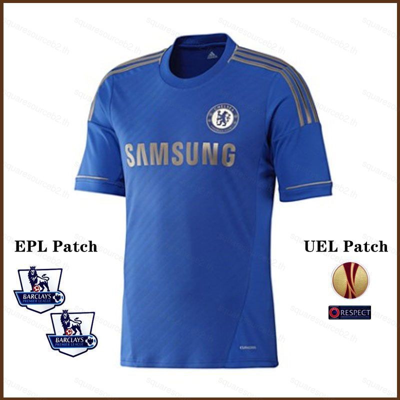 Sqd 2012-13 เชลซี Retro Home Jersey ฟุตบอลเสื้อยืด Sturridge Lampard กีฬา Unisex Player Version