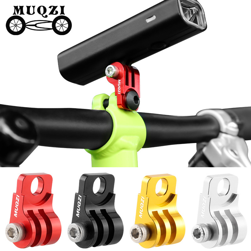 Muqzi Light Holder จักรยานพับโคมไฟฐาน Clamp Action กล้อง Bracket คอมพิวเตอร์ Mount Adapter สําหรับ Brompton อุปกรณ์เสริม