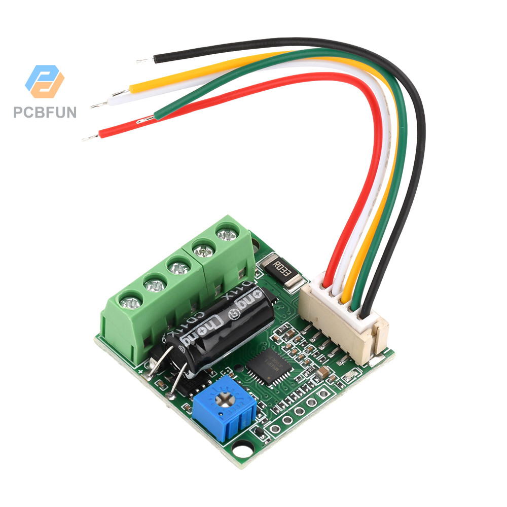 Pcbfun DC6-24V 100W BLDC สามเฟส DC Brushless พร้อม Hall มอเตอร์แบบเหนี่ยวนํามอเตอร์ควบคุมความเร็ว 6V