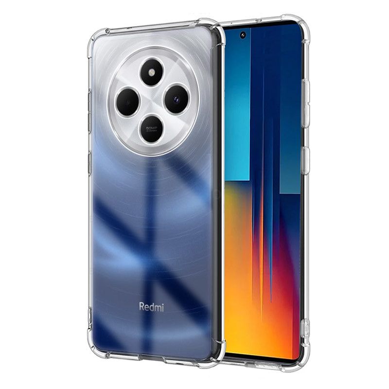 Poco C75 4G 2024 สําหรับ Xiaomi Mi Poco C75 PocoC75 4G 2024 เคสโทรศัพท์ใสปกหลังกันกระแทก Amor กันชน Soft TPU ยืดหยุ่น Anti Drop ง่ายสี่มุมเสริม