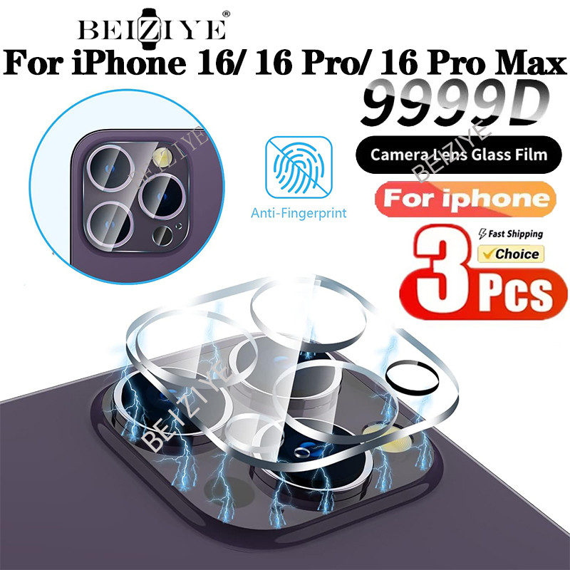 1-3 ชิ้นกล้องเลนส์ป้องกันสําหรับ iPhone 16 PRO Max เลนส์กระจกป้องกันสําหรับ iPhone 16 PRO iPhone16 ก
