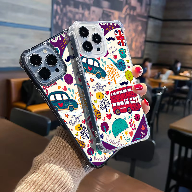 Light Artภาพประกอบเคสโทรศัพท์สําหรับOPPO A3 Pro A3x A60 A79 A38 A18 A78 A58 A98 A1 A57 A57s A77 A77s A17 A17k 4G 5Gโปร่งใสภาพตัดปะรูปแบบปก