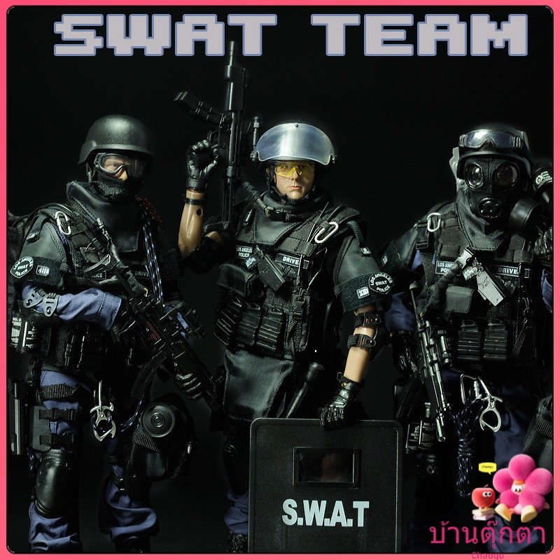 [Spot # Quick] เทคโนโลยีจำลอง pattiz ตุ๊กตาทหารร่วมอัตราส่วน1/6 TE ตำรวจ SWAT ทหารโมเดลของเล่น