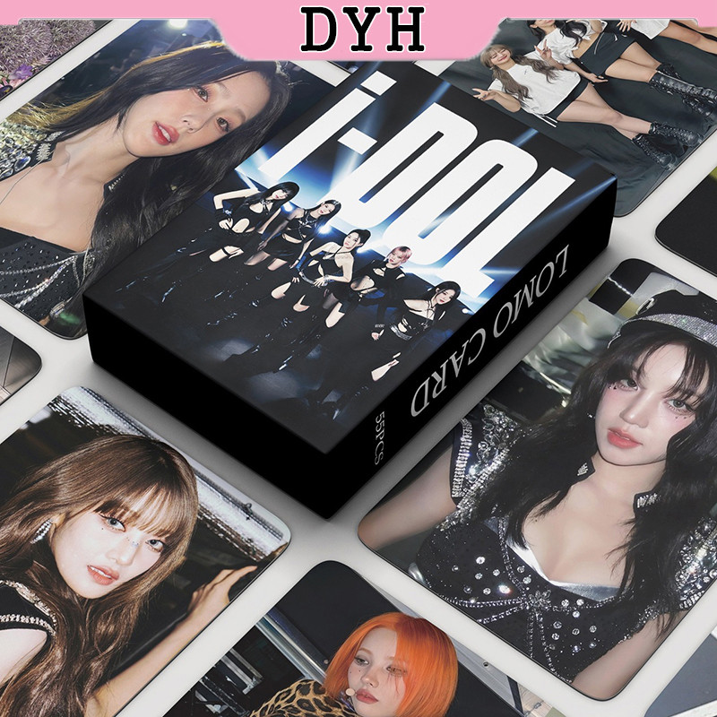 Dyh 55 ชิ้น/กล่อง (G) I-DLE Photocards I DOL อัลบั้ม KPOP LOMO การ์ดคอลเลกชัน