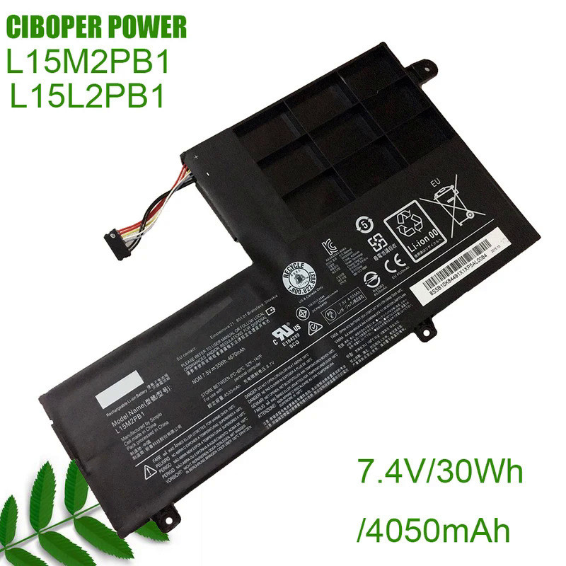 CP Genuine Laptop Battery L15L2PB1 L15L3PB0 L15M3PB0 L15C2PB1 L15M2PB1 7.5V/35WH/4670mAh For Yoga 51