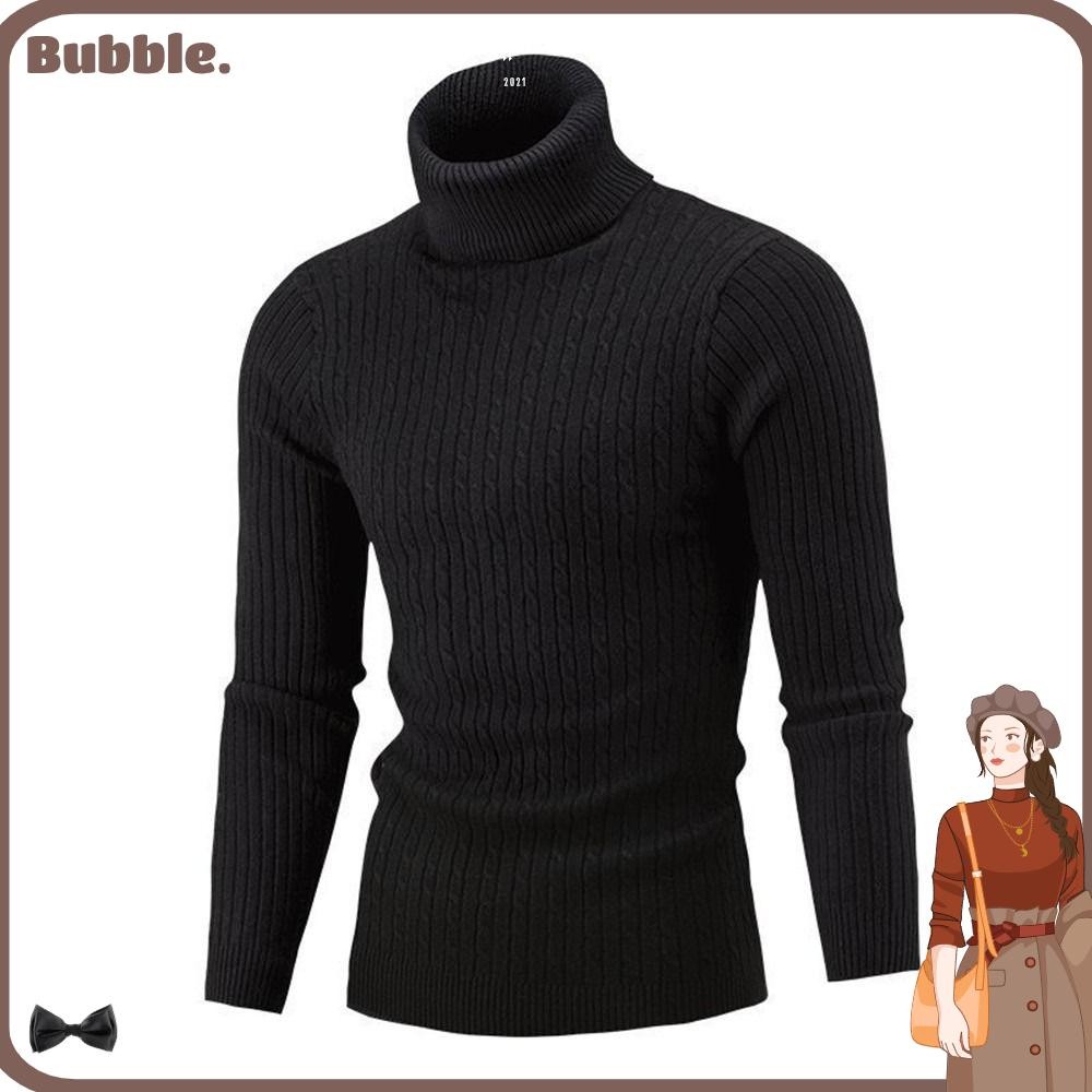 ฟอง เสื้อกันหนาวคอเต่าผู้ชายแฟชั่นอบอุ่นแขนยาวเสื้อ จุดต่ําสุด