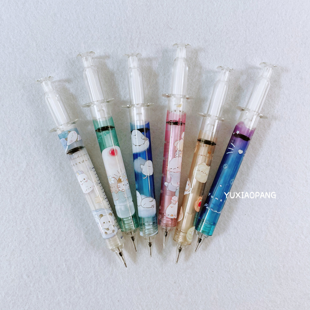 เค้กข้าว Panda Fat Tweet Animal Limited Japan kamio Limited Edition Syringe Syringe Modeling Mechanical Pencil