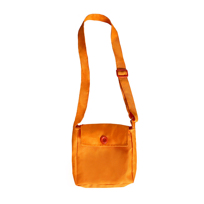 Little Witch Kiki Bag กระเป๋าสะพายข้างสีส้มบุรุษไปรษณีย์ปรับได้กระเป๋าผ้าขนาดเล็ก
