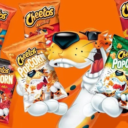 อเมริกัน Cheetos/Cheetos ยี่ห้อร้อนกรอบชีสพริกชีสข้าวโพดพัฟชิปมันฝรั่งทอดขนมนําเข้า