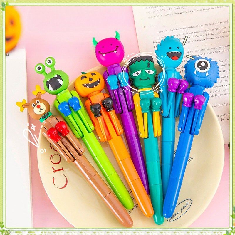 youngtime Signature Interactive Boxing Pen ปากกาชกมวยแบบโต้ตอบ กลไกสนุก ๆ ขนาด 1.0 มม. ปากกากำปั้นแบบกด ปากกาลูกลื่น เขียนได้ ปากกาชกมวยสำหรับนักเรียน youngtime