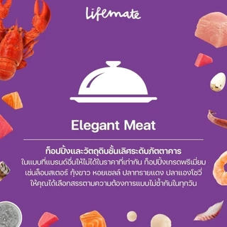 [12 ซอง] Lifemate อาหารเปียกแมว ไลฟ์เมท ไม่เค็ม สูตร Complete & Balanced ขนาด 60-70 กรัม
