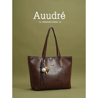 Auure กระเป๋าความจุขนาดใหญ่ผู้หญิง 2026 สไตล์ใหม่ฤดูใบไม้ผลิฤดูร้อนกระเป๋าสะพายไหล่เดียว