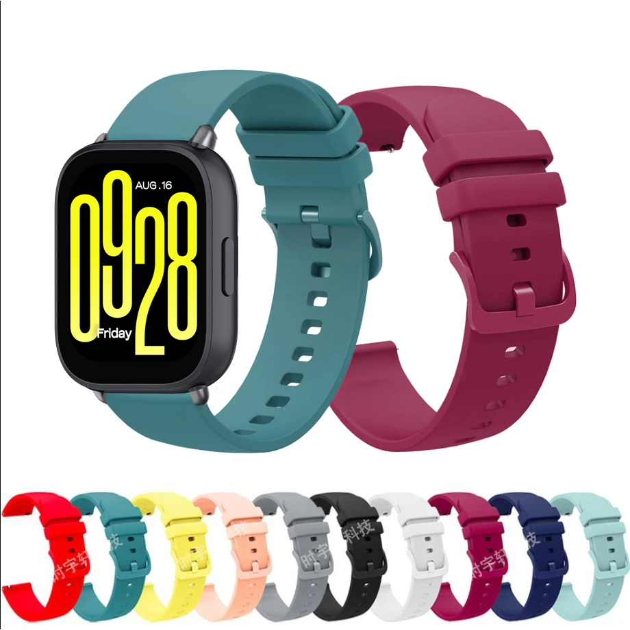 สายนาฬิกาซิลิโคนอ่อนสําหรับ Redmi Watch 5 Active Smartwatch สายคล้องคอสายรัดข้อมือ Redmi Watch 5 Lite อุปกรณ์เสริม