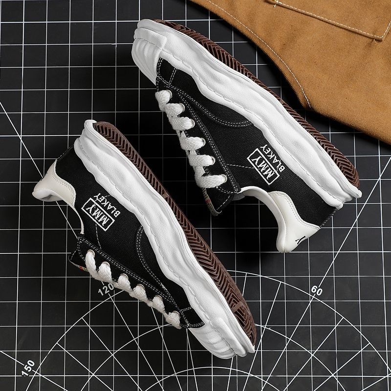 MMY BLAKEY ละลายรองเท้า Shell Toe รองเท้าผ้าใบผู้หญิงหนาSoled รองเท้าสีขาวผ้าใบเพิ่มความสูงรองเท้าผู