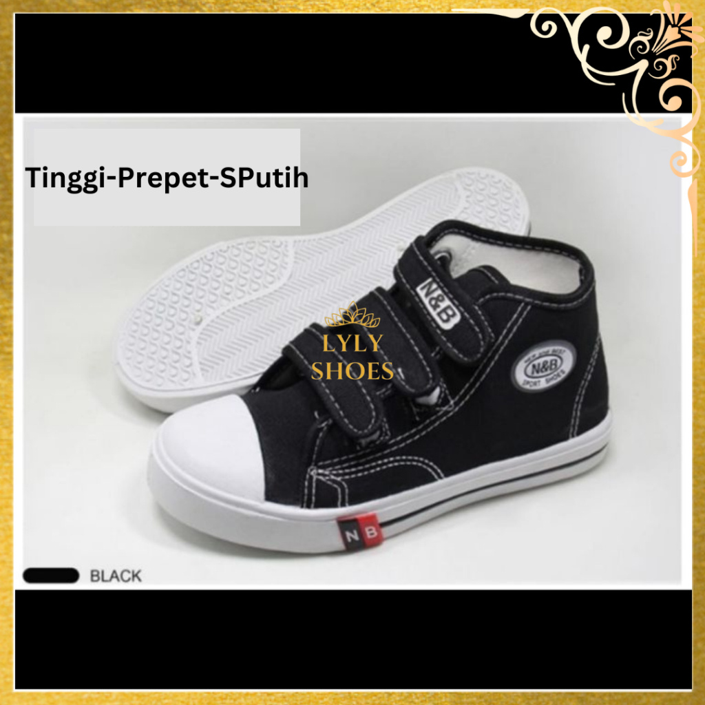 All Gender รองเท้านักเรียนเด็ก High Rubber-Prepet-SWhite