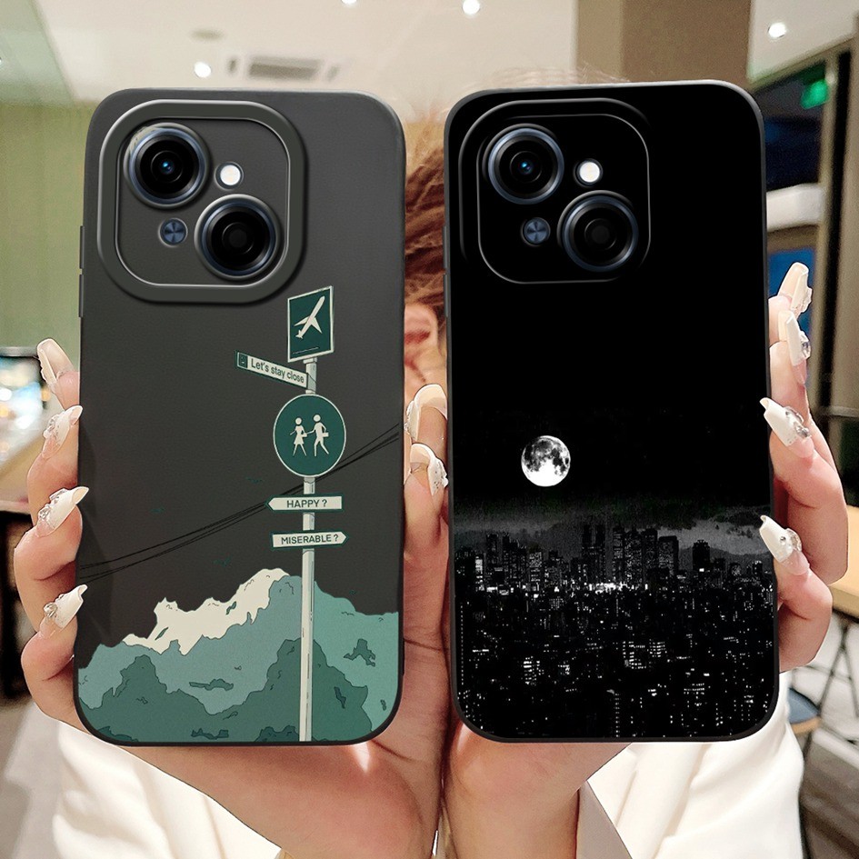สําหรับ Tecno Spark Go 1 2024 ปลอก Spark Go 2025 เคสโทรศัพท์น่ารักนักบินอวกาศ Candy Soft Matte ซิลิโคนสําหรับ Tecno Pop 9 กรณี