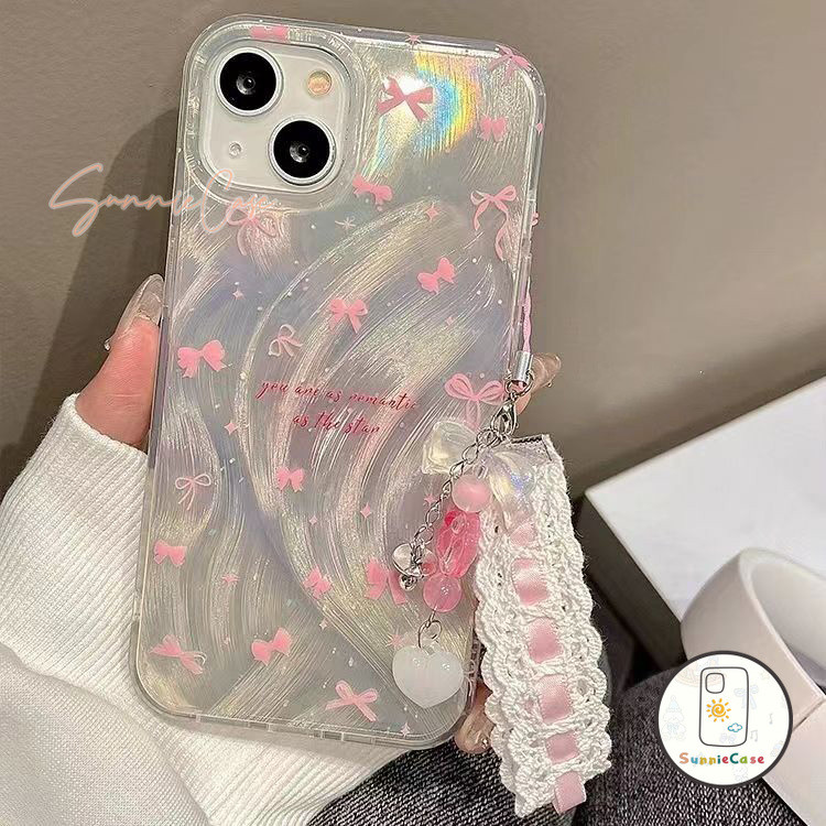 เคส Redmi 12C 10C 10 A1 9A 9C Note 8 13Pro MI 11 Lite คู่ สีชมพู โรแมนติก คำนับ ดอกไม้ ความหรูหรา แฟชั่น เคส