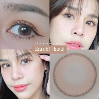 คอนแทคเลนส์[กลาง] Bambi Brown / Gray / Hazel (Kitty Kawaii) ☁️ มี อย.ไทย
